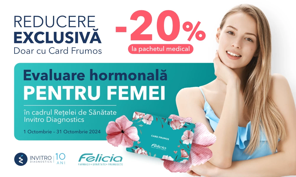 -20% REDUCERE pentru deținătorii Card Frumos!