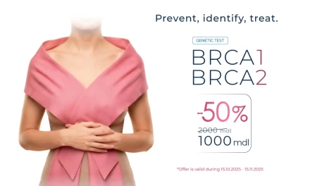 50% off the BRCA 1 & 2 genetic test (breast and ovarian cancer)
