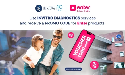 🎉 A gift of 1000 lei, with warmth from Invitro and Enter!