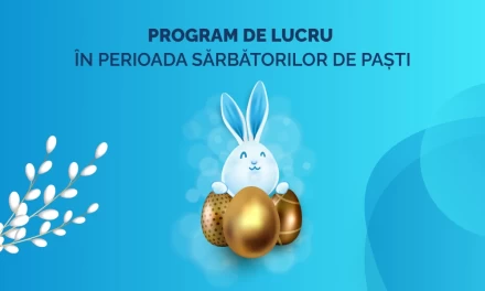 Program de lucru în perioada sărbătorilor de Paști